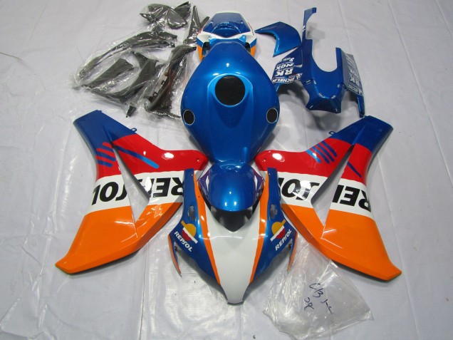 2008-2011 Blue Repsol & Red CBR1000RR Motorcycle Fairings 2008-2011 Blue Repsol & Red CBR1000RR Motorcycle Fairings