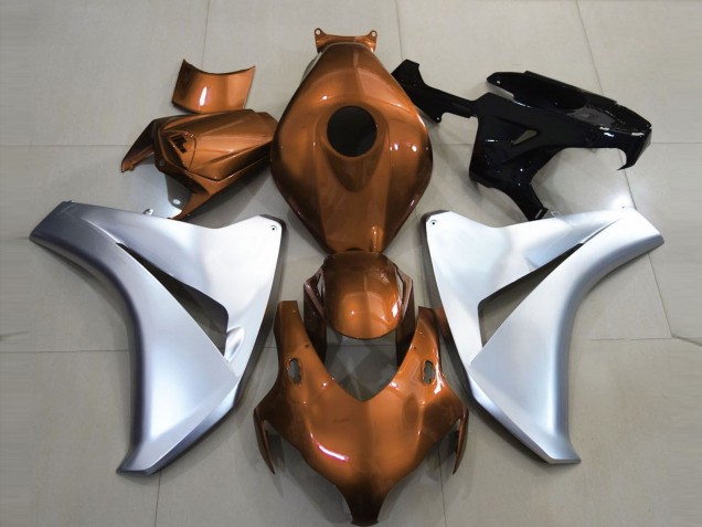 2008-2011 Gloss Orange and Silver CBR1000RR Motorcycle Fairings 2008-2011 Gloss Orange and Silver CBR1000RR Motorcycle Fairings