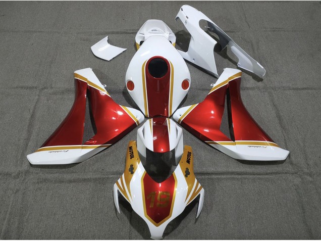 2008-2011 Gold and Red 19 CBR1000RR Motorcycle Fairings 2008-2011 Gold and Red 19 CBR1000RR Motorcycle Fairings