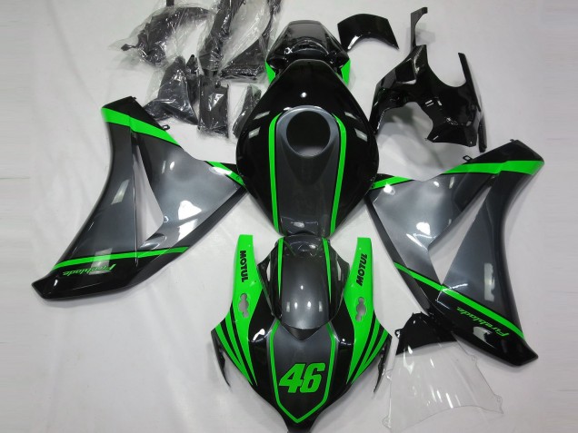 2008-2011 Grey Motul & Green CBR1000RR Motorcycle Fairings 2008-2011 Grey Motul & Green CBR1000RR Motorcycle Fairings