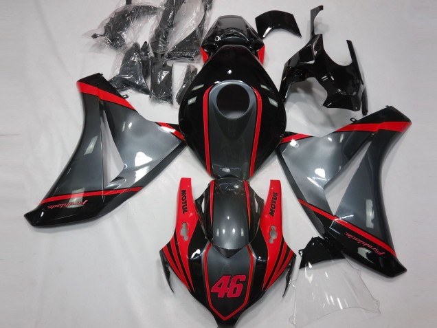 2008-2011 Grey Motul & Red CBR1000RR Motorcycle Fairings 2008-2011 Grey Motul & Red CBR1000RR Motorcycle Fairings