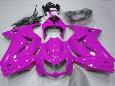 2008-2012 Gloss Pink Ninja 250 Motorcycle Fairings