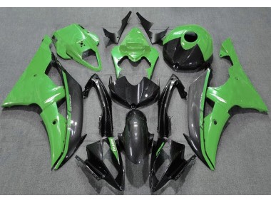 2008-2016 Gloss Green and Carbon R6 Motorcycle Fairings