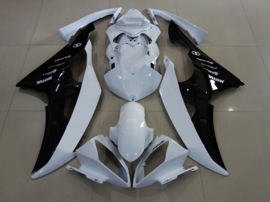 2008-2016 Gloss White / Black R6 Motorcycle Fairings