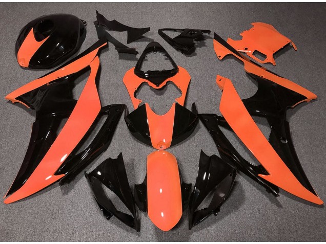 2008-2016 High Viz Orange R6 Motorcycle Fairings 2008-2016 High Viz Orange R6 Motorcycle Fairings
