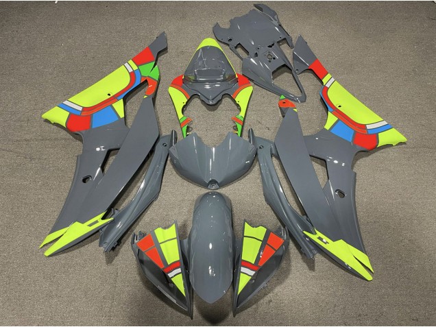 2008-2016 Nardo and High Viz Yellow Design R6 Motorcycle Fairings 2008-2016 Nardo and High Viz Yellow Design R6 Motorcycle Fairings