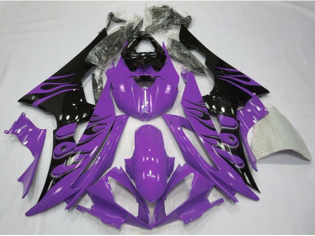 2008-2016 Purple Flame Style R6 Motorcycle Fairings 2008-2016 Purple Flame Style R6 Motorcycle Fairings