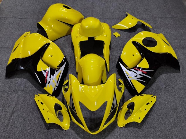 2008-2020 Gloss Yellow with Black Style GSXR 1300 Hayabusa Motorcycle Fairings 2008-2020 Gloss Yellow with Black Style GSXR 1300 Hayabusa Motorcycle Fairings