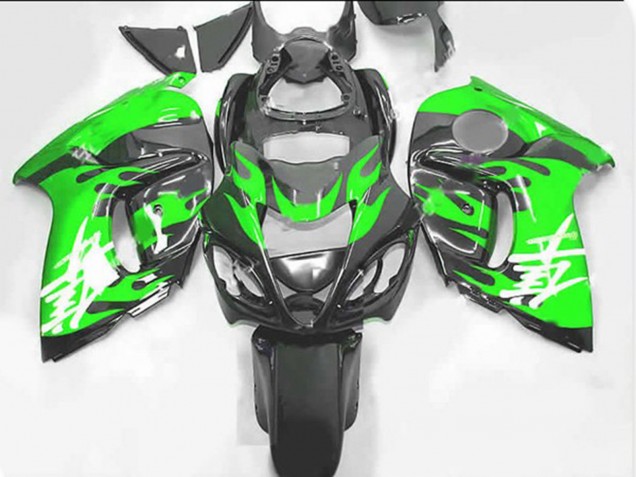 2008-2020 Green and Grey GSXR 1300 Hayabusa Motorcycle Fairings 2008-2020 Green and Grey GSXR 1300 Hayabusa Motorcycle Fairings