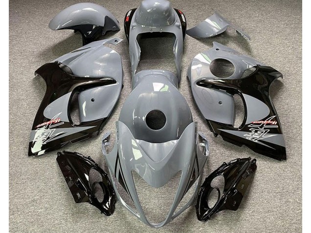 2008-2020 Nardo Grey & Black GSXR 1300 Hayabusa Motorcycle Fairings 2008-2020 Nardo Grey & Black GSXR 1300 Hayabusa Motorcycle Fairings