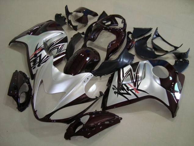 2008-2020 Silver Black GSXR 1300 Hayabusa Motorcycle Fairings 2008-2020 Silver Black GSXR 1300 Hayabusa Motorcycle Fairings