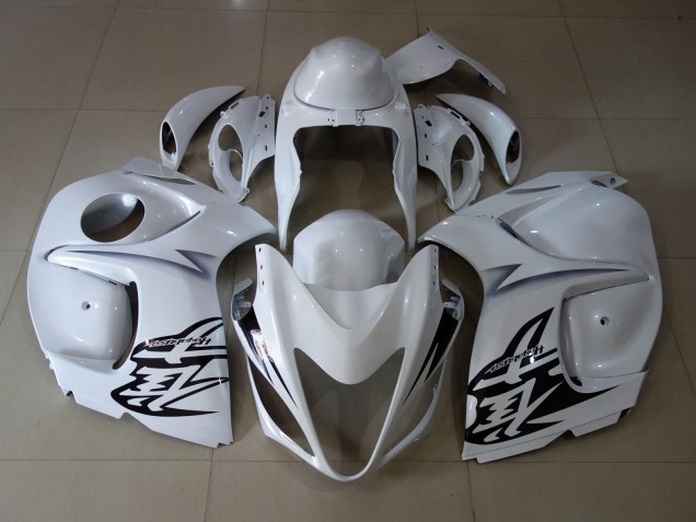 2008-2020 White GSXR 1300 Hayabusa Motorcycle Fairings 2008-2020 White GSXR 1300 Hayabusa Motorcycle Fairings
