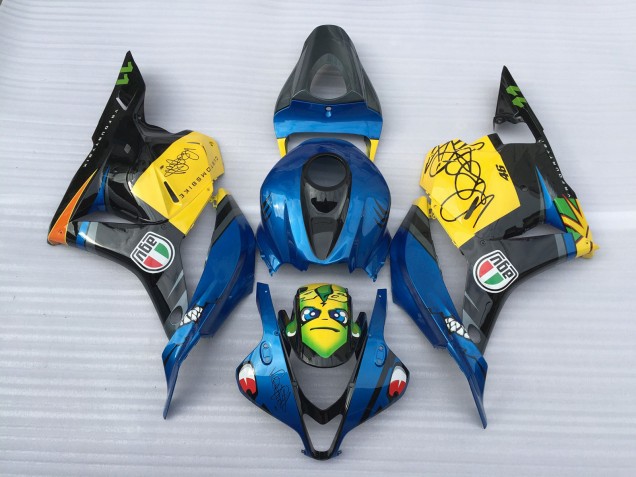2009-2012 Blue Shark CBR600RR Motorcycle Fairings 2009-2012 Blue Shark CBR600RR Motorcycle Fairings