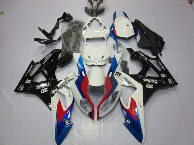 2009-2014 Alien Blue and White S1000RR Motorcycle Fairings 2009-2014 Alien Blue and White S1000RR Motorcycle Fairings