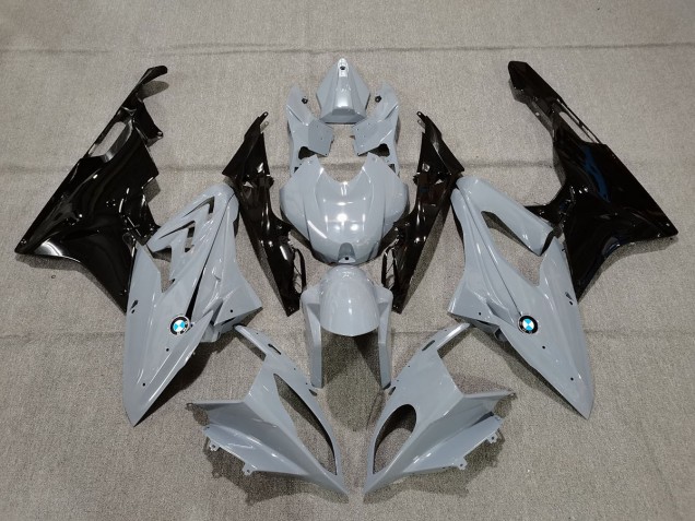 2009-2014 Alien Blue and White S1000RR Motorcycle Fairings