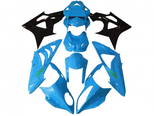 2009-2014 Alien Blue and White S1000RR Motorcycle Fairings
