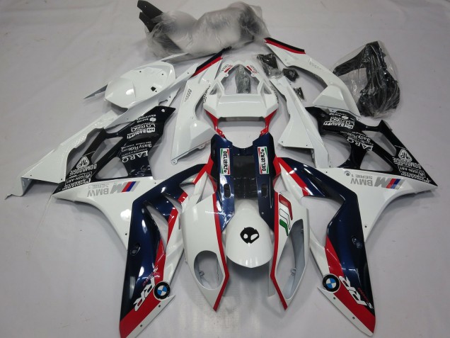 2009-2014 Alien Blue and White S1000RR Motorcycle Fairings 2009-2014 Alien Blue and White S1000RR Motorcycle Fairings
