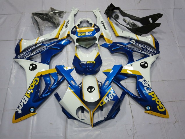 2009-2014 Alien Blue and White S1000RR Motorcycle Fairings 2009-2014 Alien Blue and White S1000RR Motorcycle Fairings