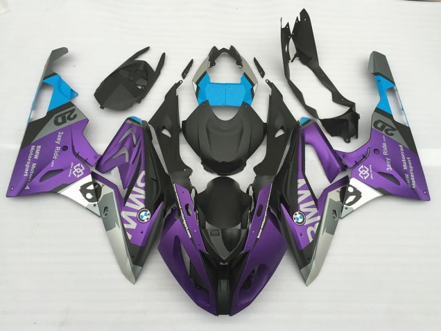 2009-2014 Alien Blue and White S1000RR Motorcycle Fairings 2009-2014 Alien Blue and White S1000RR Motorcycle Fairings