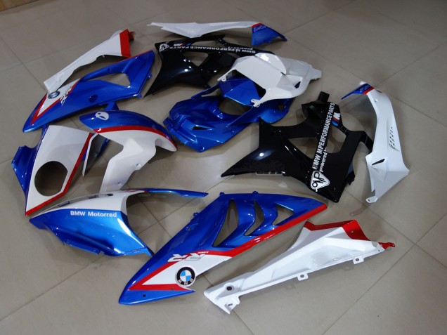 2009-2014 Alien Blue and White S1000RR Motorcycle Fairings 2009-2014 Alien Blue and White S1000RR Motorcycle Fairings