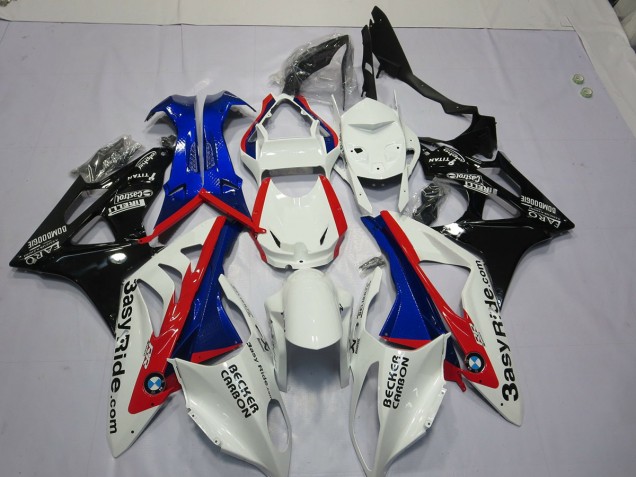 2009-2014 Alien Blue and White S1000RR Motorcycle Fairings 2009-2014 Alien Blue and White S1000RR Motorcycle Fairings
