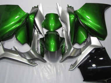 2010-2013 Deep Green and Silver VFR1200 Motorcycle Fairings