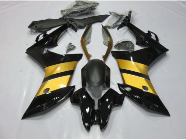 2011-2012 Gold Black CBR Design CBR600F Motorcycle Fairings