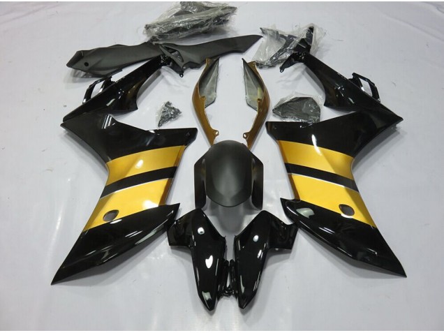 2011-2012 Gold Black CBR Design CBR600F Motorcycle Fairings 2011-2012 Gold Black CBR Design CBR600F Motorcycle Fairings
