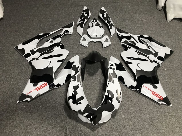 2011-2014 Winter Camo Ducati 1199 Motorcycle Fairings 2011-2014 Winter Camo Ducati 1199 Motorcycle Fairings