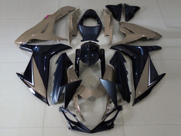 2011-2024 Gloss Brown and Black GSXR 600-750 Motorcycle Fairings 2011-2024 Gloss Brown and Black GSXR 600-750 Motorcycle Fairings