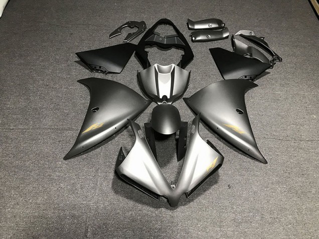 2012-2014 Matte Grey R1 Motorcycle Fairings 2012-2014 Matte Grey R1 Motorcycle Fairings