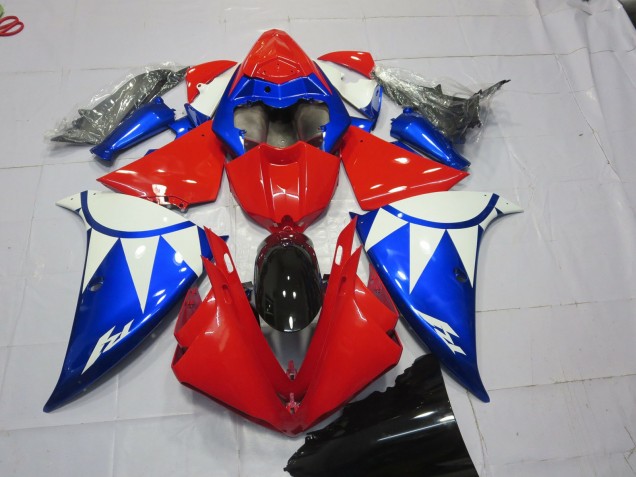 2012-2014 Red Blue and White R1 Motorcycle Fairings 2012-2014 Red Blue and White R1 Motorcycle Fairings