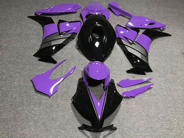 2012-2016 Gloss Purple Black and Grey CBR1000RR Motorcycle Fairings
