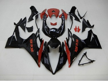 2013-2016 Gloss Black Style Daytona 675 Motorcycle Fairings