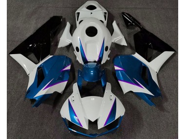 2013-2023 Gloss Blue White and Purple CBR600RR Motorcycle Fairings