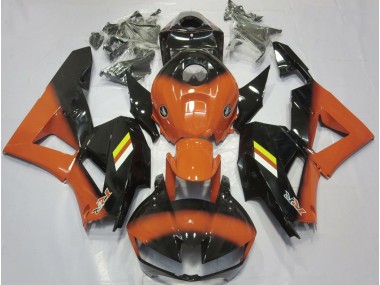 2013-2023 Gloss Orange and Black Fade CBR600RR Motorcycle Fairings