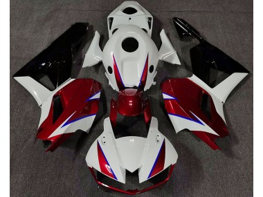 2013-2023 Gloss Red White and Blue CBR600RR Motorcycle Fairings