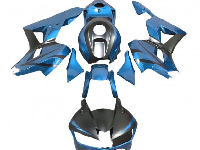 2013-2023 Light Blue and Matte Black CBR600RR Motorcycle Fairings 2013-2023 Light Blue and Matte Black CBR600RR Motorcycle Fairings