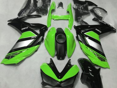 2015-2018 Bright Green Yamalube R3 Motorcycle Fairings