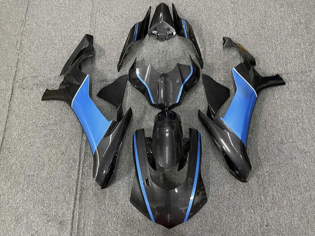 2015-2019 Carbon Fiber & Light Blue R1 Motorcycle Fairings 2015-2019 Carbon Fiber & Light Blue R1 Motorcycle Fairings