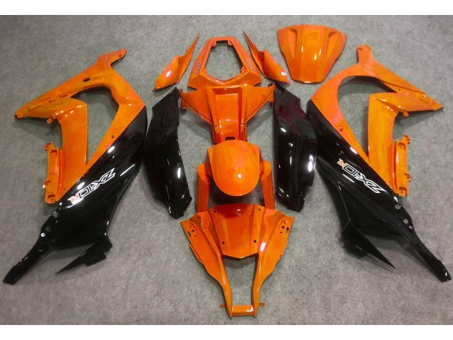 2016-2019 Gloss Orange and Black ZX10R Motorcycle Fairings 2016-2019 Gloss Orange and Black ZX10R Motorcycle Fairings