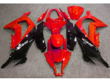 2016-2019 Gloss Red and Black ZX10R Motorcycle Fairings