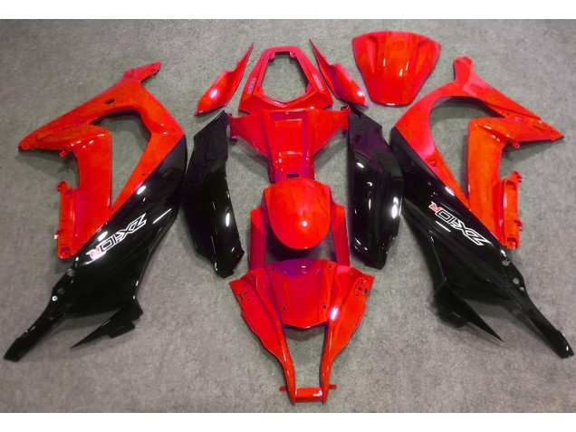 2016-2019 Gloss Red and Black ZX10R Motorcycle Fairings 2016-2019 Gloss Red and Black ZX10R Motorcycle Fairings