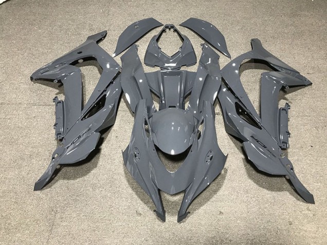 2016-2019 Nardo Grey Black Logo ZX10R Motorcycle Fairings 2016-2019 Nardo Grey Black Logo ZX10R Motorcycle Fairings
