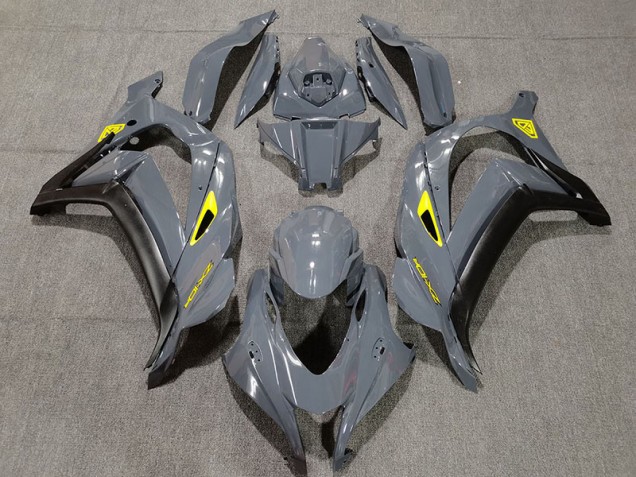 2016-2019 Nardo Grey & Black ZX10R Motorcycle Fairings 2016-2019 Nardo Grey & Black ZX10R Motorcycle Fairings