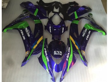 2016-2019 Purple Green and Gloss ZX10R Motorcycle Fairings
