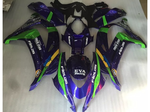 2016-2019 Purple Green and Gloss ZX10R Motorcycle Fairings 2016-2019 Purple Green and Gloss ZX10R Motorcycle Fairings