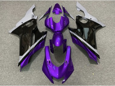 2017-2021 Cement Black and Purple R6 Motorcycle Fairings