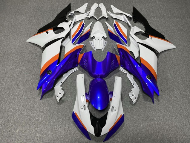 2017-2021 Deep Blue and Orange R6 Motorcycle Fairings 2017-2021 Deep Blue and Orange R6 Motorcycle Fairings