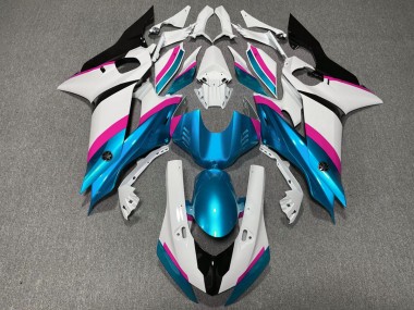 2017-2021 Light Blue and Pink R6 Motorcycle Fairings